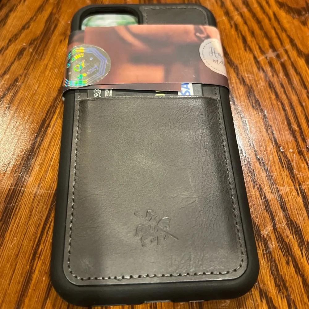 Black Leather Phone Case Venito Iphone 11 (5.8)
